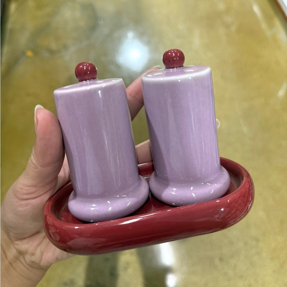 Anthropologie Rika Salt & Pepper Shaker Set - Picture 4 of 8